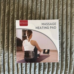 Black Massage Heating Pad - Soothing Heat and Relief